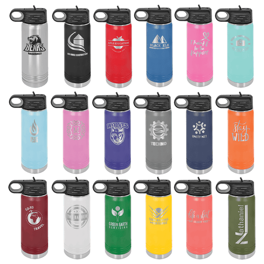 32oz Water Bottles, Personalize Insulated Water Bottle, Sports Water Bottle